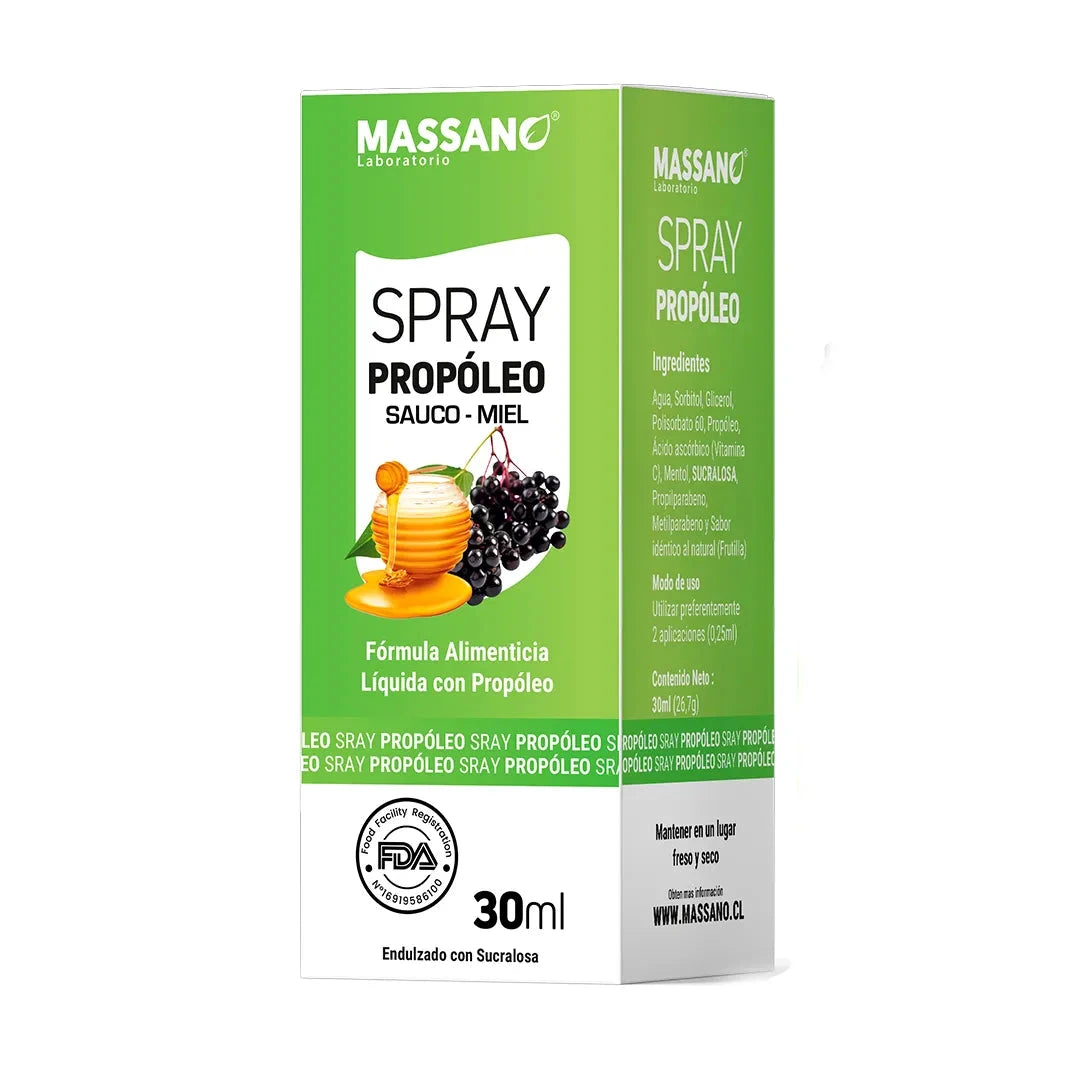 Propoleo Spray "Sauco - Miel" X 30 ml Massano